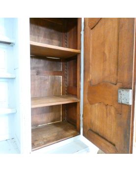 Buffet Deux Corps 5 Portes 3 Tiroirs Gris