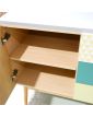 Enfilade Moderne 3 Tiroirs Verts