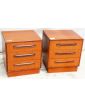 GPLAN Pair of 3-Drawer Bedside Tables