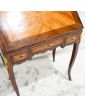 Sloping Desk with Curved Legs and Key