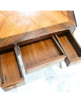 Bureau de Pente Pieds Galbés avec Clé