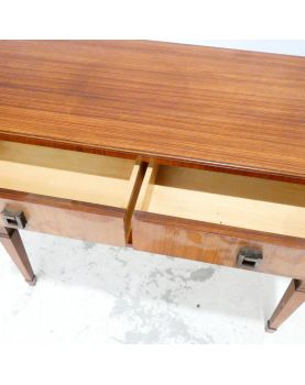 Rosewood Console Table 2 Drawers 1 Top