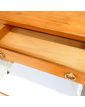 NATHAN Sideboard 3 Drawers 2 Doors 1 Drop-leaf