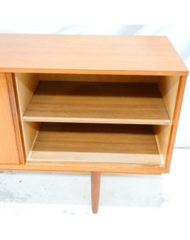 TROEDS Danish Sideboard 4 Drawers 2 Sliding Doors