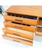 TROEDS Danish Sideboard 4 Drawers 2 Sliding Doors