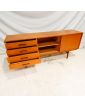 TROEDS Danish Sideboard 4 Drawers 2 Sliding Doors
