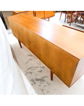 TROEDS Danish Sideboard 4 Drawers 2 Sliding Doors