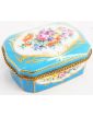 Porcelain Box with Floral Decor