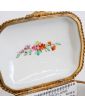 Porcelain Box with Floral Decor