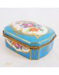 Porcelain Box with Floral Decor
