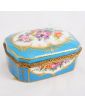 Porcelain Box with Floral Decor