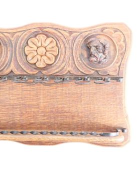 Porte Pipes en Bois Sculpté
