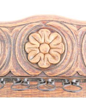 Porte Pipes en Bois Sculpté