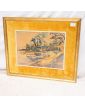 Watercolor with Boats by Lucie SACHO PAVARD
