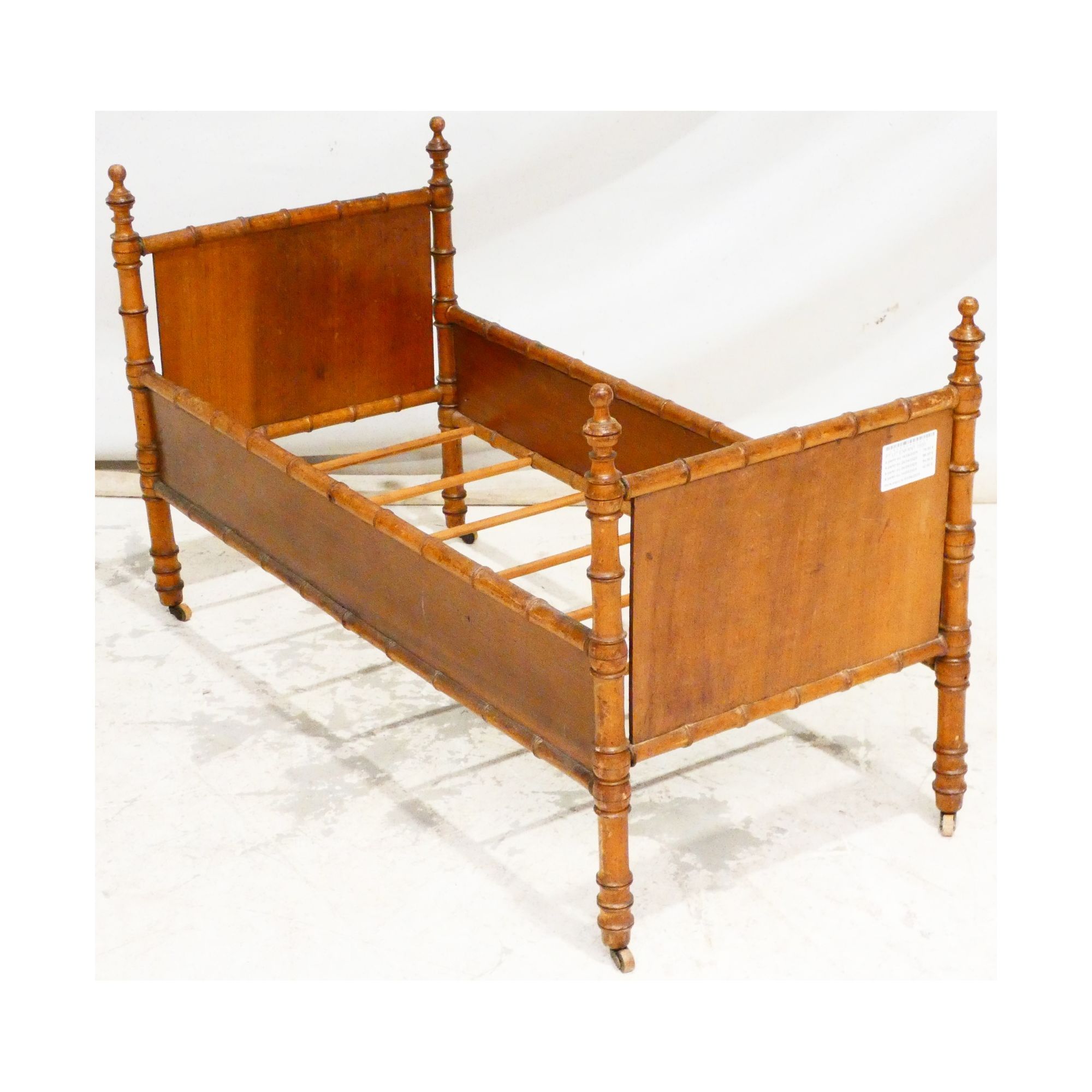 Small 1900 Bamboo Style Children's Bed Small 1900 Bamboo Style Children's Bed