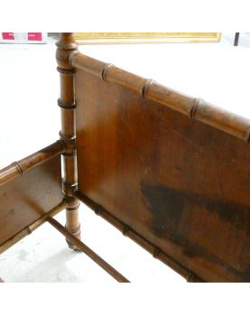 Small 1900 Bamboo Style Children's Bed