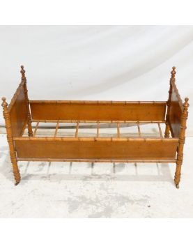 Small 1900 Bamboo Style Children's Bed