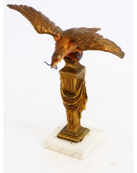 Bird Watch Holder on Uneven Marble Base