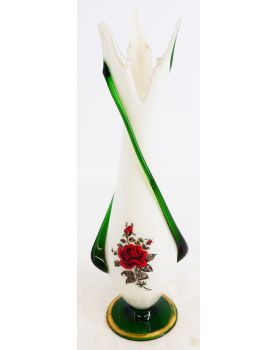 Vase en Verre Polychrome