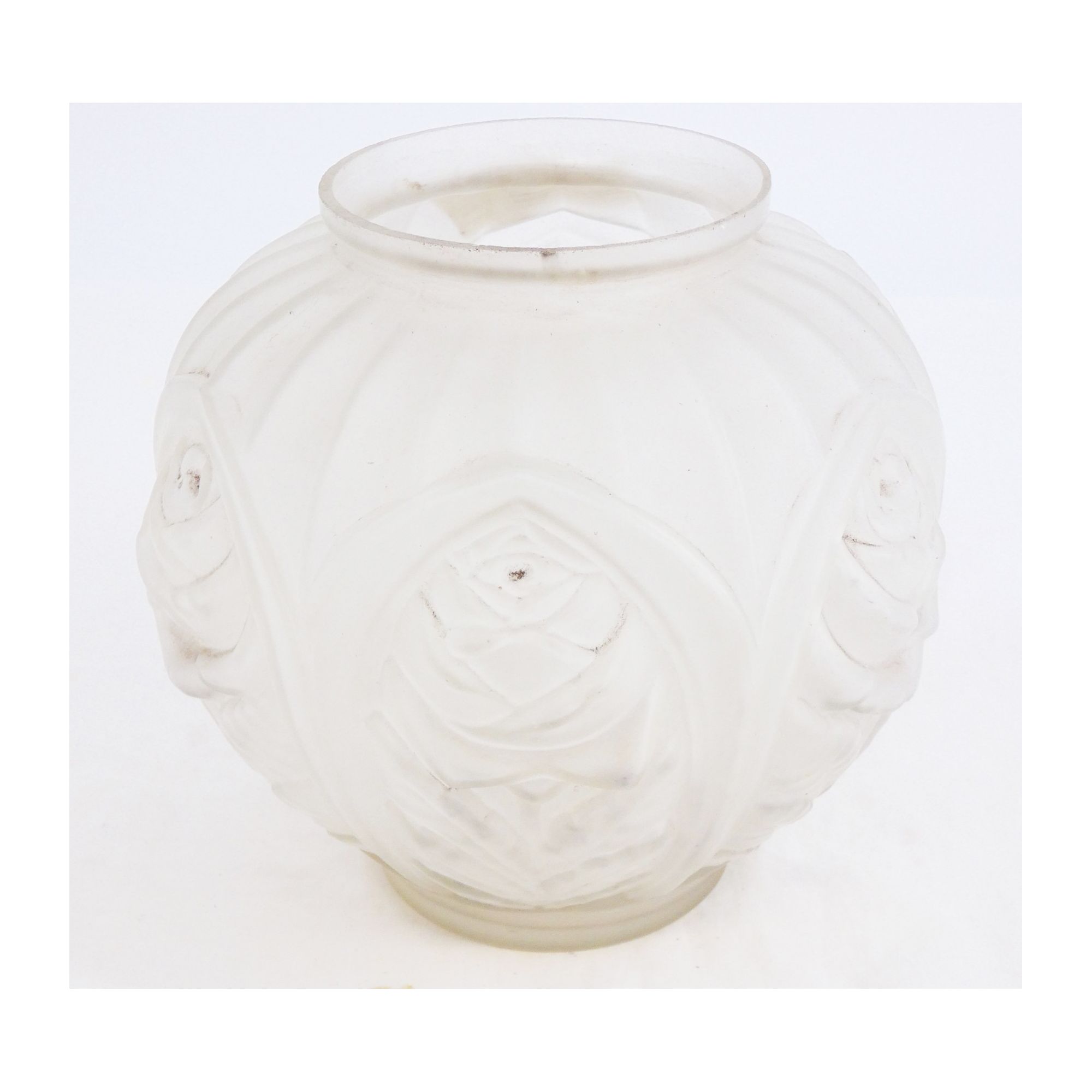 Vase en Verre Givré Vase en Verre Givré