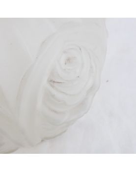 Vase en Verre Givré