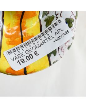 Petit Vase GÉO MARTEL Aplati