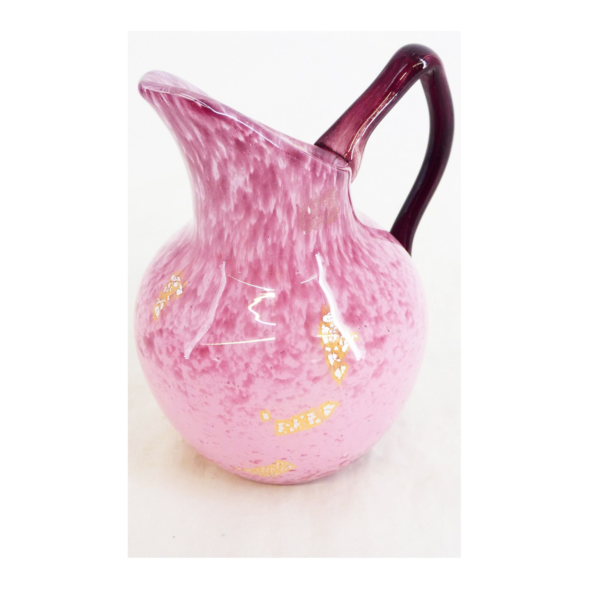 Petit Pichet Rose en Verre Soufflé Petit Pichet Rose en Verre Soufflé