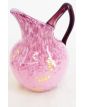Small Pink Blown Glass Pitcher