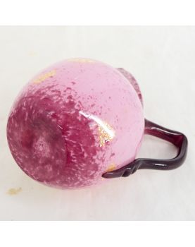 Petit Pichet Rose en Verre Soufflé