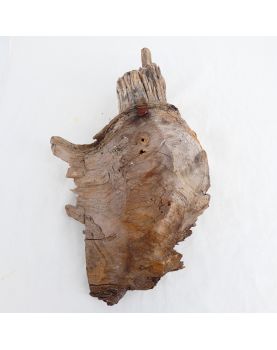 Profil d’Homme en Bois Sculpté