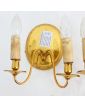 Paire d’Appliques Bagues en Laiton