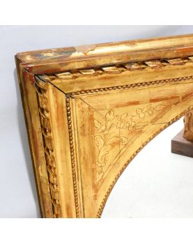 Large Gilded Wood Mirror