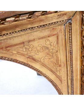 Large Gilded Wood Mirror
