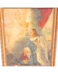 Grand Tableau Huile sur Toile XIXe Siècle Saint Louis