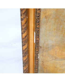 Grand Tableau Huile sur Toile XIXe Siècle Saint Louis