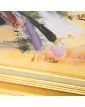 Large Oil on Canvas Decor Boats at Low Tide Signed PODEVIN