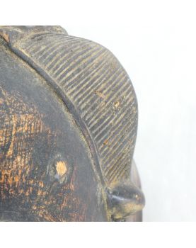 Masque PUNU en Bois Polychrome