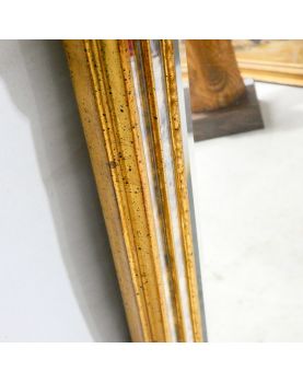 Grand Miroir à Parcloses Doré
