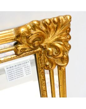 Grand Miroir à Parcloses Doré