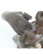 1900 Style Spelter Lamp on Wooden Base