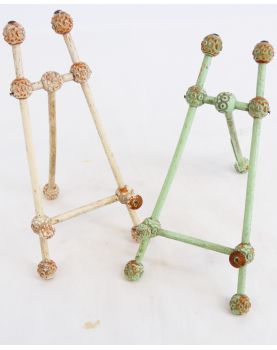 Pair of Small Wooden Photo Easels
