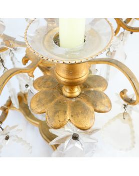 Pair of Gilt Bronze Girandoles