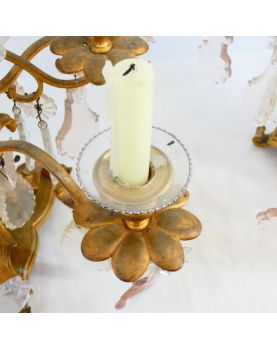 Pair of Gilt Bronze Girandoles