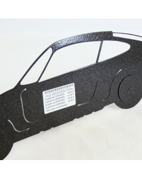 Porsche 911 Modern Cut Sheet Metal Decoration