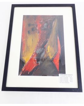 Small Frame Mixed Abstract Artwork