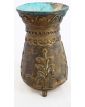 Petit Vase Indien en Laiton Ciselé