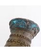 Petit Vase Indien en Laiton Ciselé