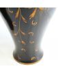 Paire de Vases en Céramique Doré Signé P. HEUZÉ