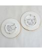 Pair of Spanish Earthenware Coasters/Bowls with Floral Decor