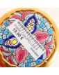 Pair of Spanish Earthenware Coasters/Bowls with Floral Decor